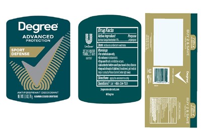 Label (Degree Advanced Protection Sport Defense Antiperspirant Deodorant   Artwork)